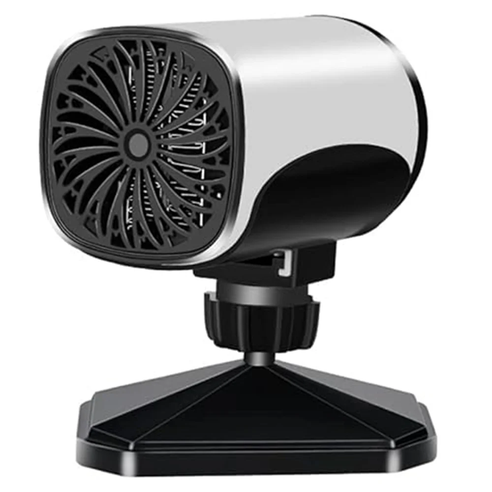 

Car Heater 360° Rotatable Car Portable Heater ABS 12V/150W 24V/200W Car Heater Multifunctional Defogging Defrosting