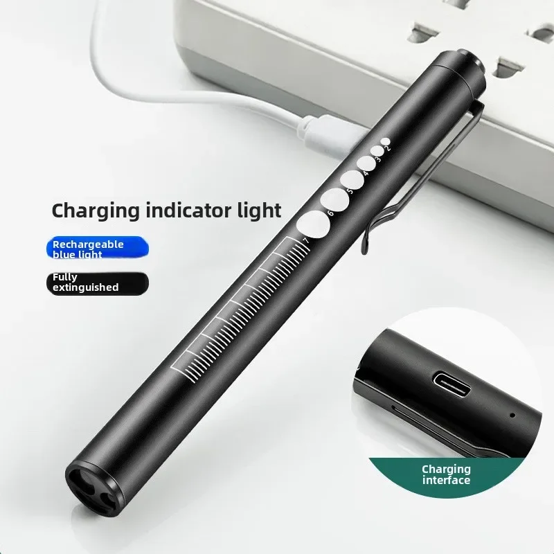 Portable Pen Style Medical Flashlight Pen Lamp Nurse's Examination of Ear Nose Throat Oral Cavity Small Household Lighting