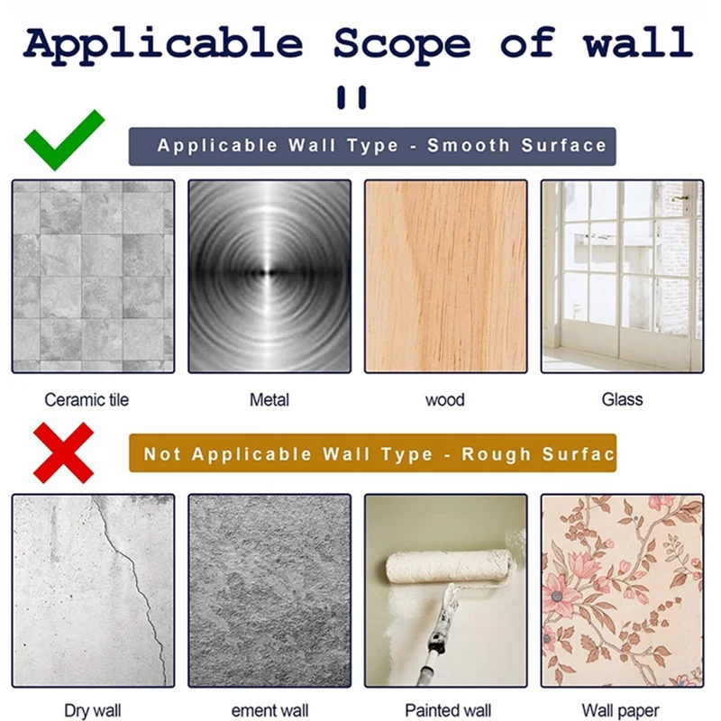 ロッドホルダー付き粘着フック,6個,カーテン用,調整可能,釘なし,シャワーカーテン用