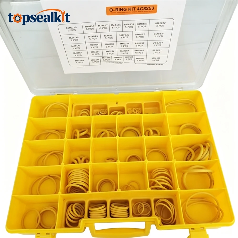 

4C-8253 Silicone O-Ring Kit for CAT Caterpillar 270-1533 High Temp Sealing Box