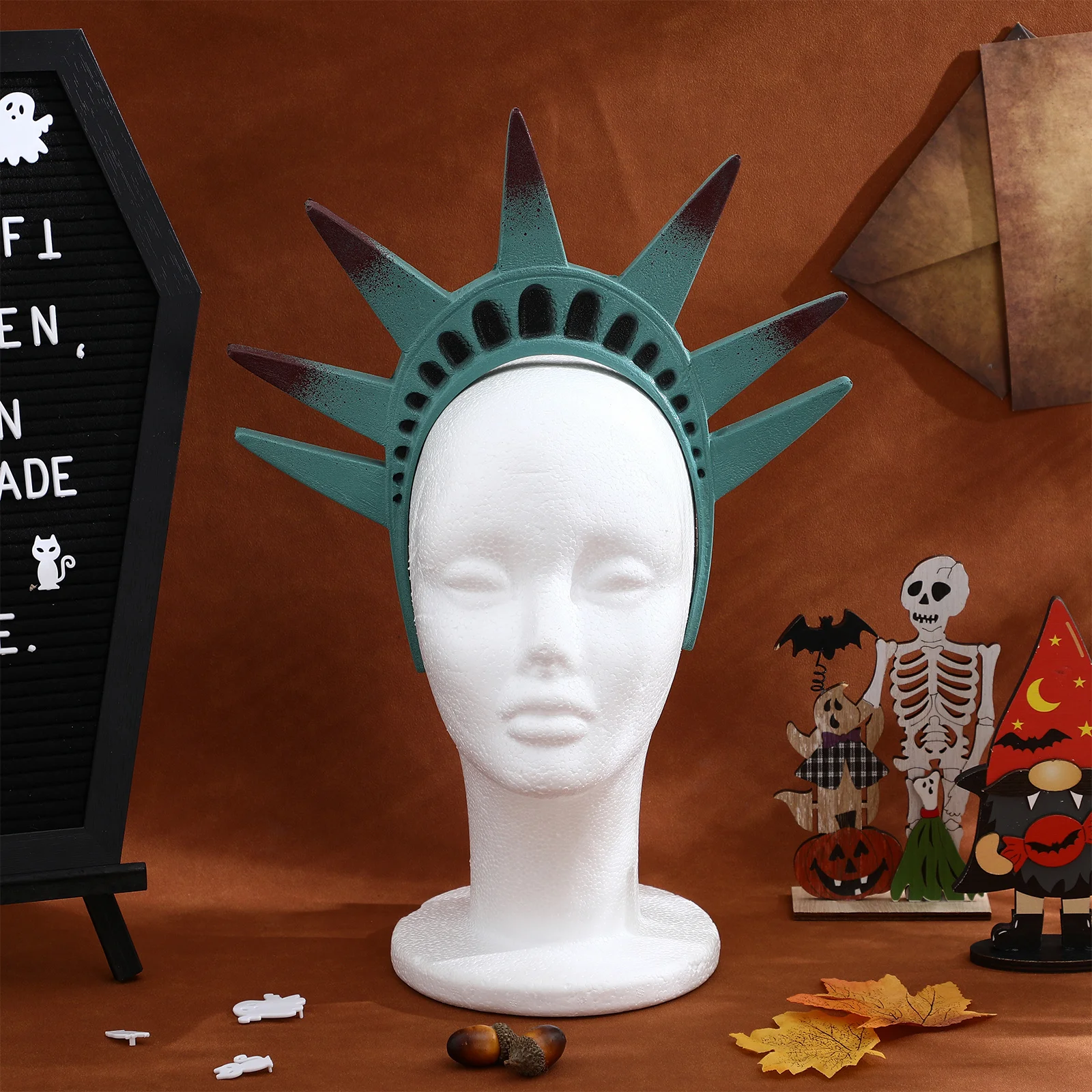 

Statue Of Liberty Headband For Women Girls Patriotic Costume Accessory For Independence Day Fourth Of July Theme