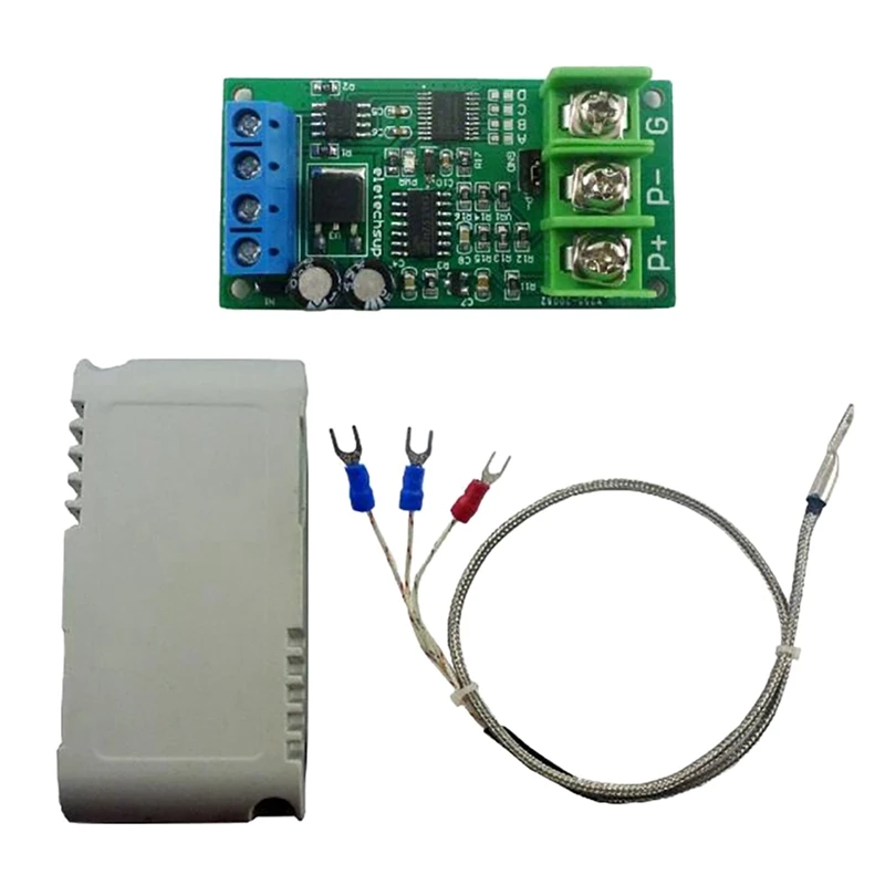 

2X DC 8-25V PT100 Platinum Thermal Resistance To Temperature Converter RS485 Modbus RTU RTD Sensor Module Kit PTA9B01