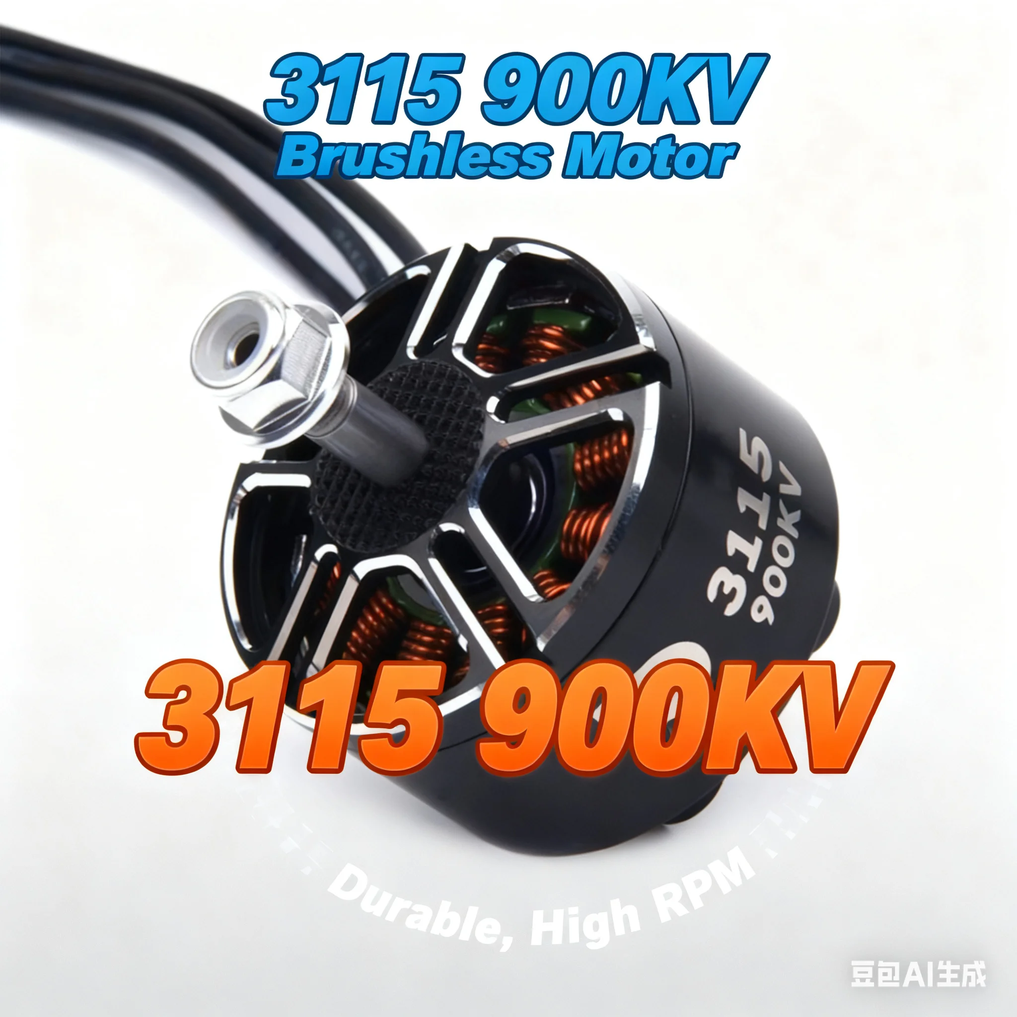 

4PCS 3115 900KV 3-6S Brushless Motor for Drone Racing Air Unit System 10inch XL10 Frame