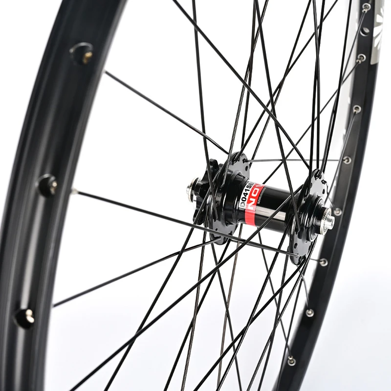 Komponen Roda Sepeda Set Roda Sepeda Gunung Mtb 26/27.5/29 Inci 32 Lubang dengan Bantalan Hub Set Roda Sepeda Suku Cadang Sepeda