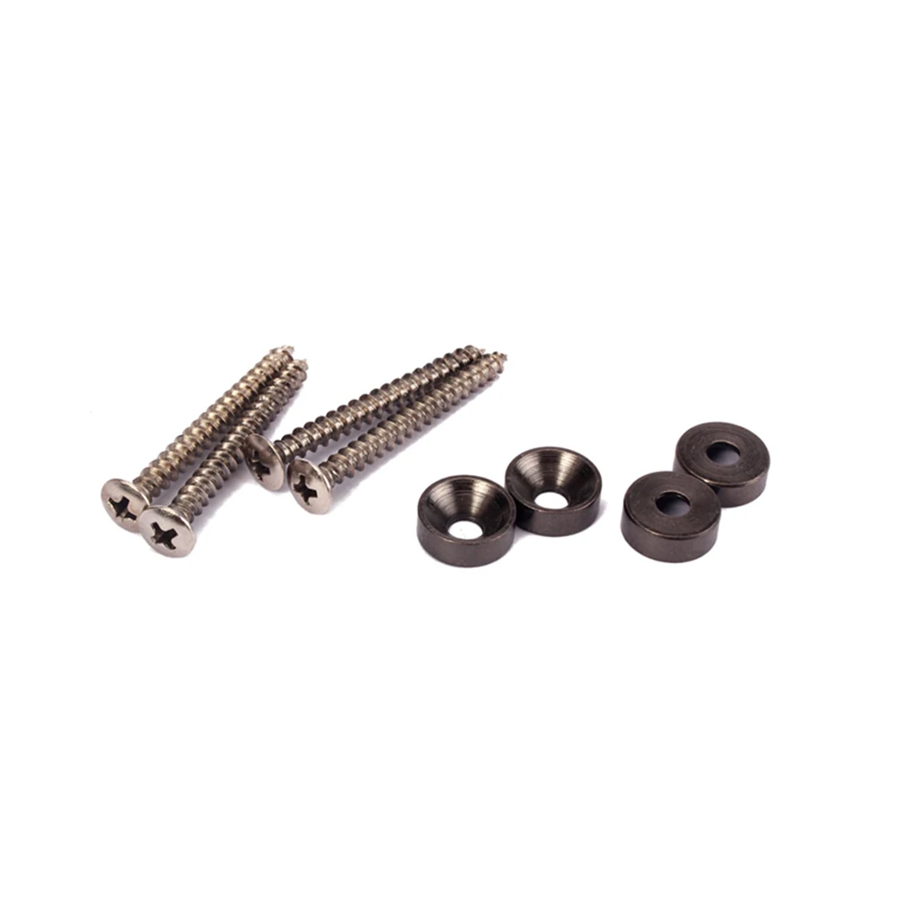 

Pressure Handle Buckle Bolts Screws for Electric Guitar Parts Black Neck Joint Bushings