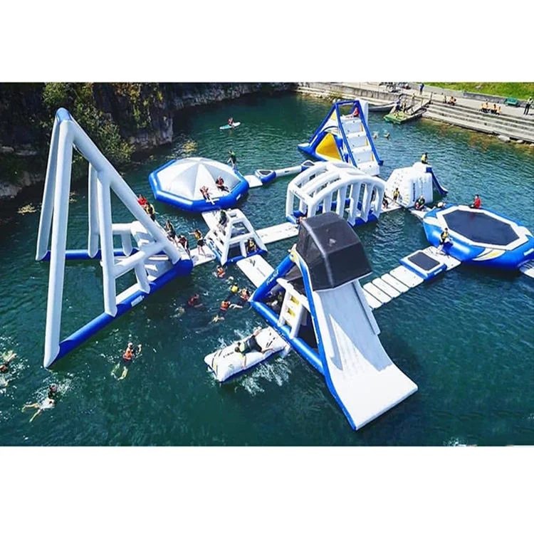 ！@Outdoor PVC Inflatable Water Park Equipment for Adults-Custom Capacity Floating Play Games with Custom Color & Logo THL Brand