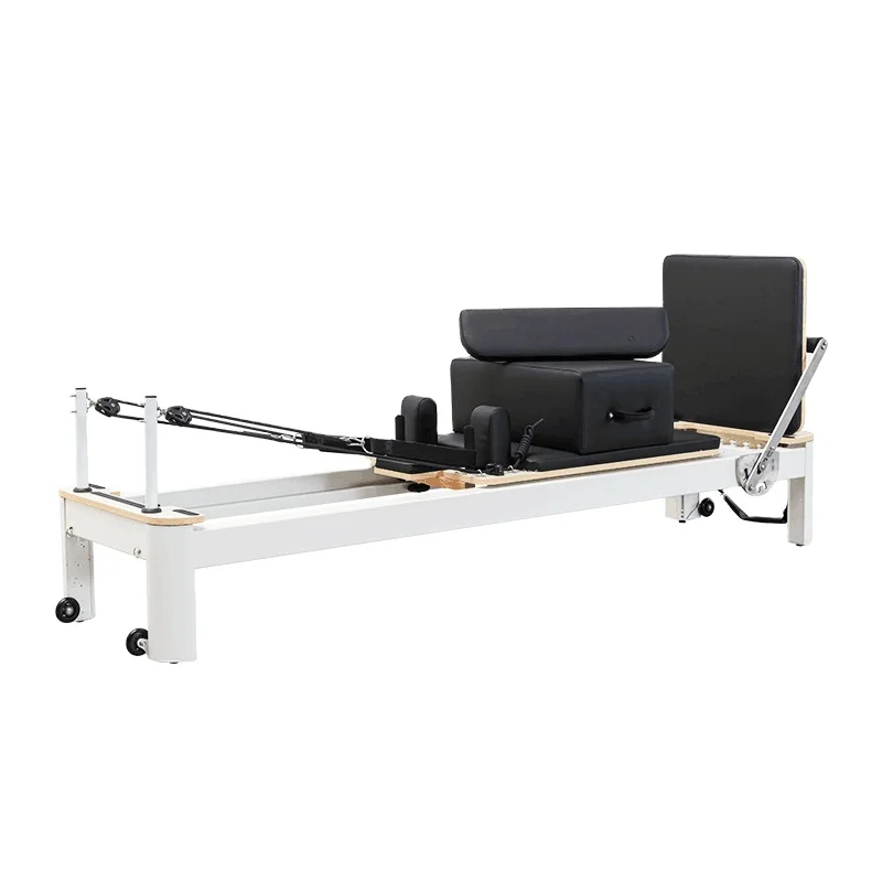 

DerenWhite Aluminum Pilates Reformer For Studio And Home With Box And Jump Board Pilates Reformer