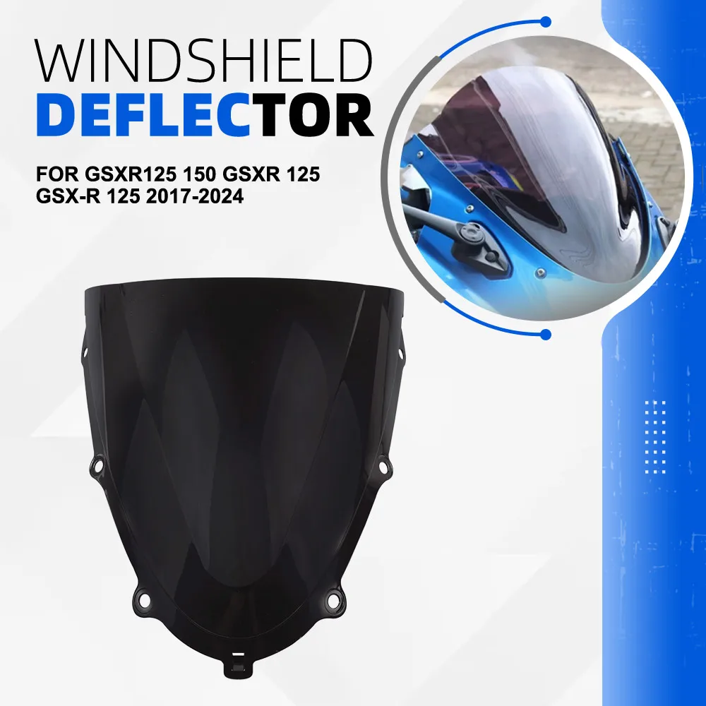

Windscreen FOR SUZUKI GSXR125 150 GSXR 125 GSX-R 125 2017-2023 2024 Motorcycle Accessories Windproof Windshield Wind Deflector