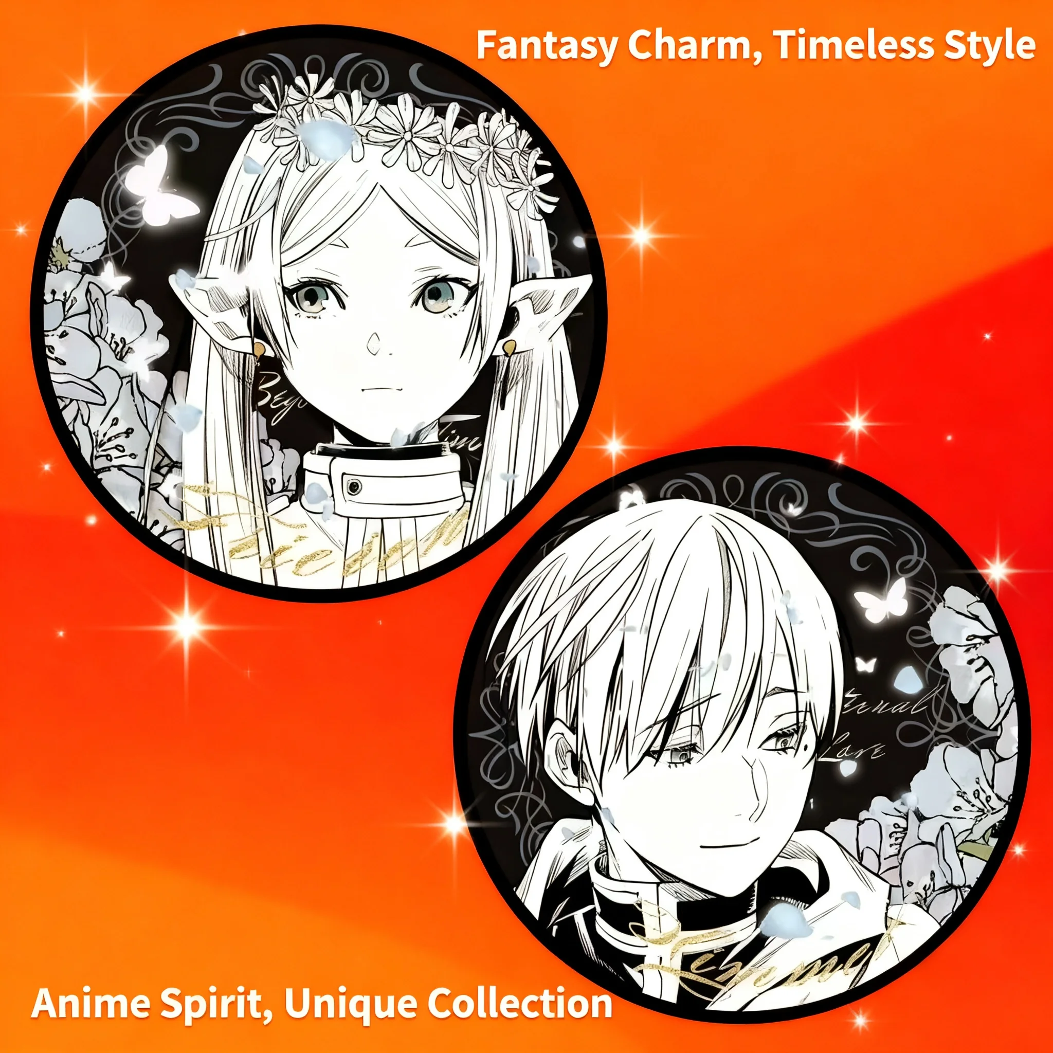 

Значок по аниме Frieren: За пределами путешествий, 58 мм, в стиле Star Fantasy, аниме-мерч, аксессуар для косплея, подарок для фанатов аниме, коллекционный предмет