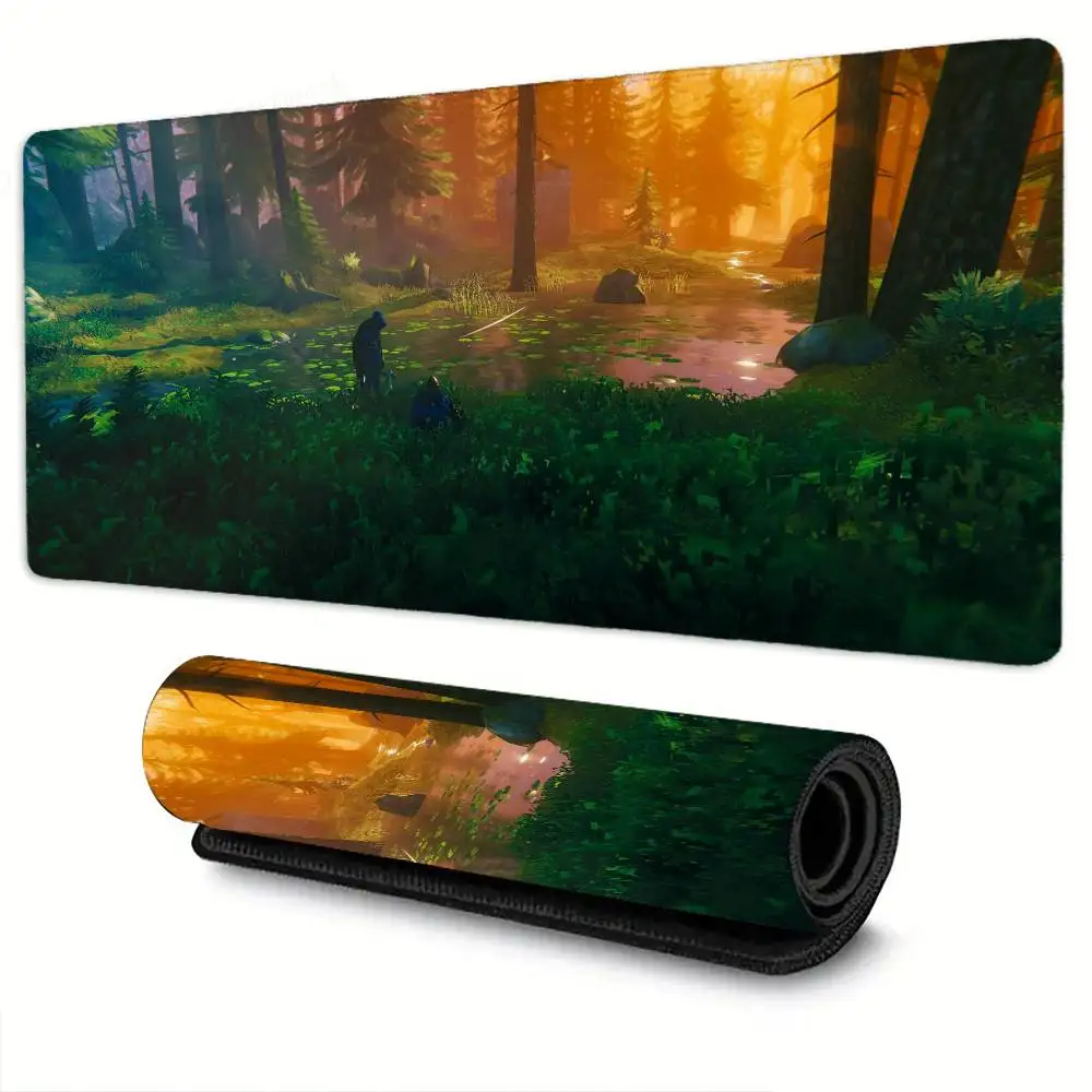 

V-Valheim Game Mousepad Non-slip Suitable For Office Computers Laptops E-sports Game Desk Mats XXL Keyboard