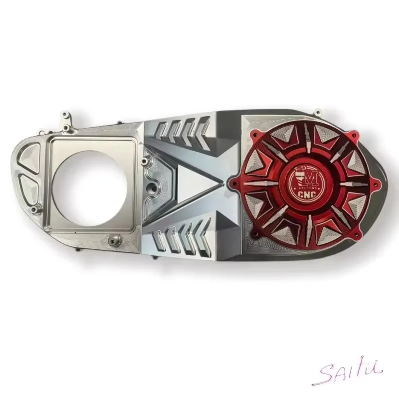 Durable CNC Aluminum Alloy Lower Engine Side Cover Transmission Case Guard for  X-MAX 300 Easy Installation Modification