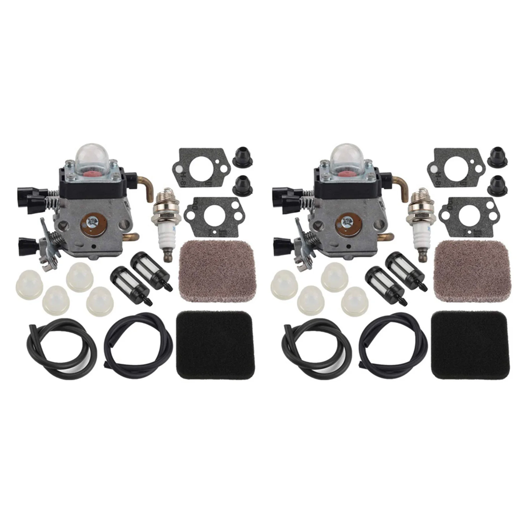 

B45C 2X FS85 FS80 Карбюратор для Stihl FS75 FS80R FS85 FS85RX Струнный триммер Weedeater C1Q-S97 Карбюратор с комплектом подачи топлива