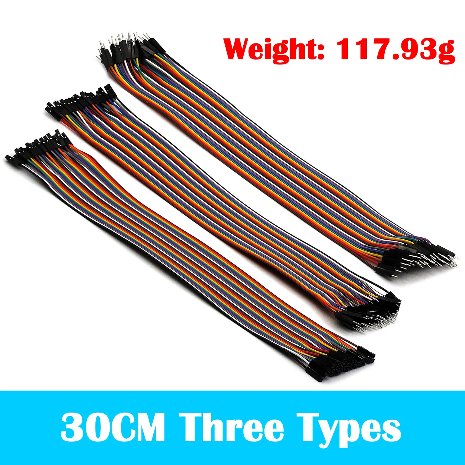 Dupont Line 40Pin 10CM 15CM 20CM 30CM 40CM Female To Female / Male To Male / Male To Female Jumper Wire Dupont Cable for Arduino