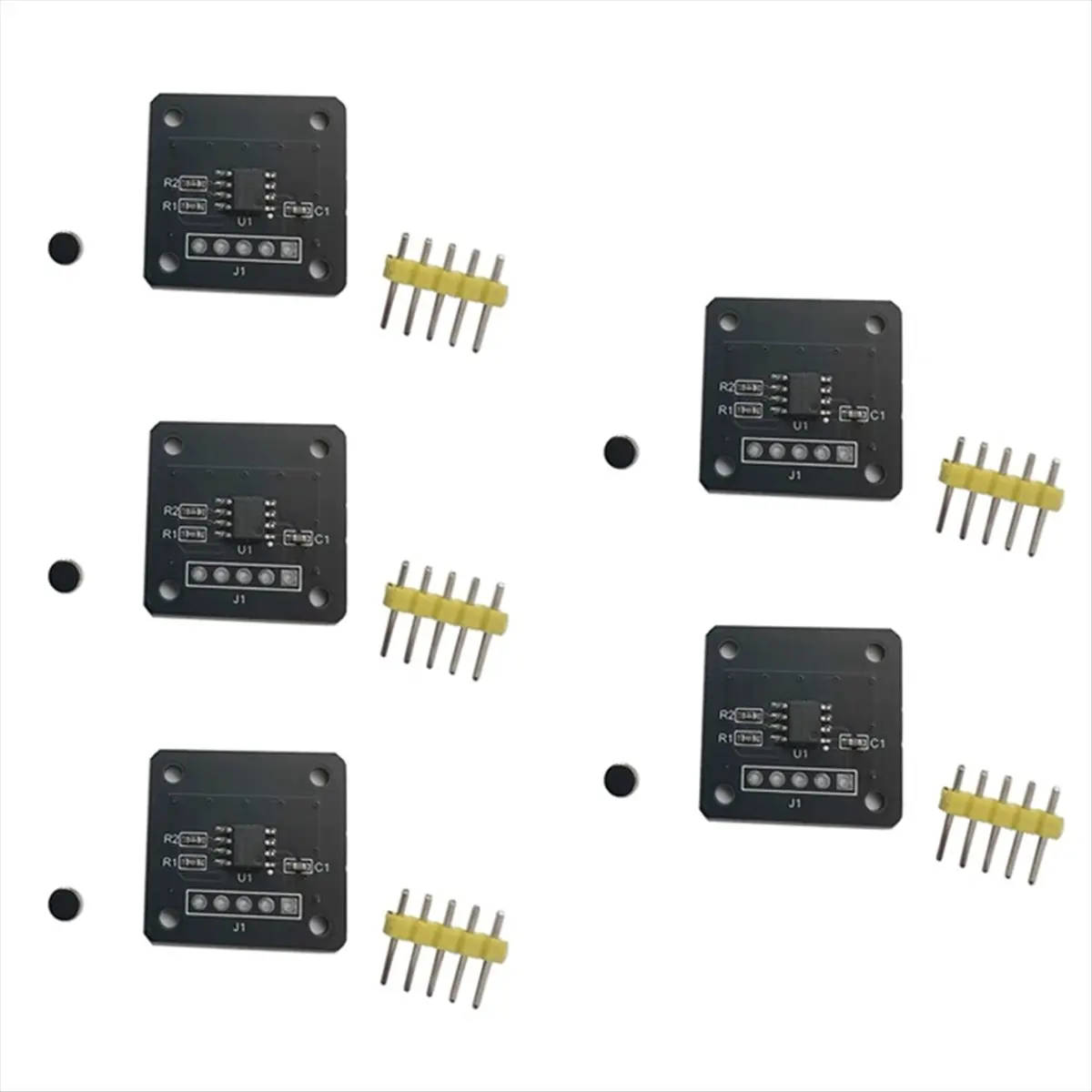 DT2165 Mon.MT6701 Magnetic Encoder Magnetic Induction Angle Measurement Sensor Module 14bit High Accuracy Replaces AS5600 5Set