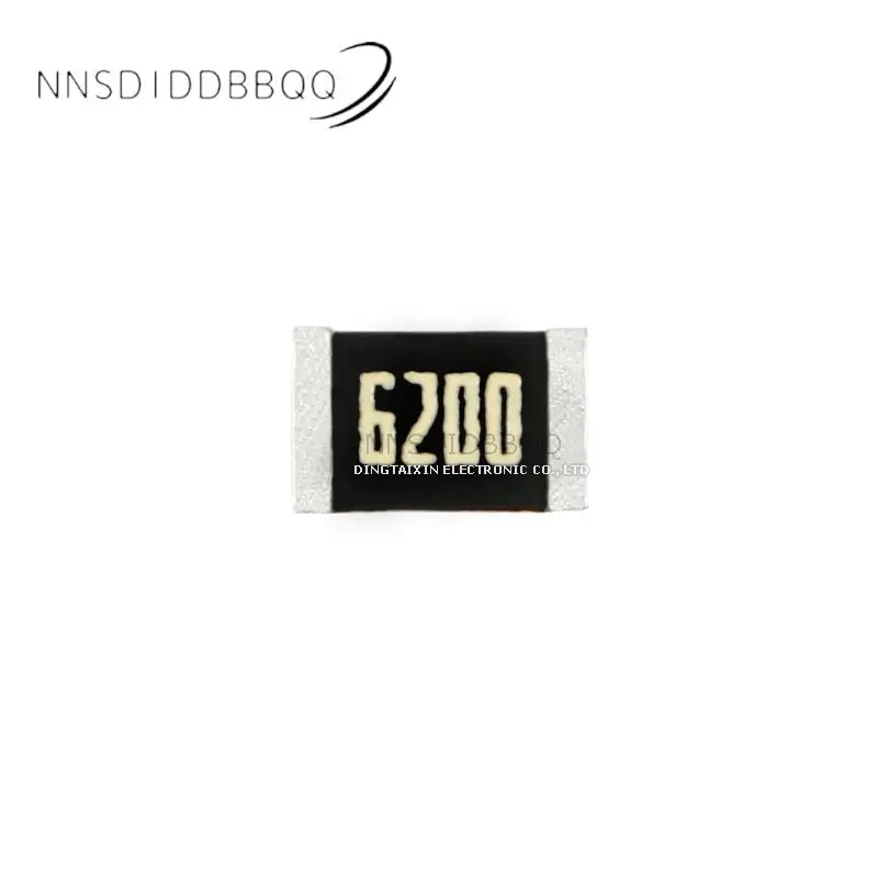 50PCS 0805ตัวต้านทานชิป620Ω(6200) ± 0.5% ARG05DTC6200ตัวต้านทาน SMD ชิ้นส่วนอิเล็กทรอนิกส์