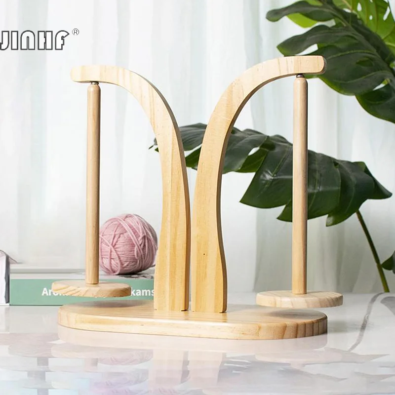 

Rotating Yarn Ball Holder Spinnings Knitting Tools Crochet Yarn Ball Storage Rack Lightweight Magnetic Wool Spinner Thread Spool