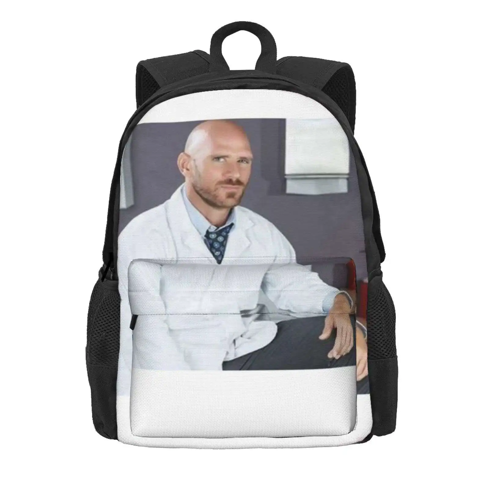 Johnny Sins Doctor Hot Sale Schoolbag Backpack Fashion Bags Jonnysins Jonny Sins Doctor Johnny Sins Doctor Sinstv Sins Tv