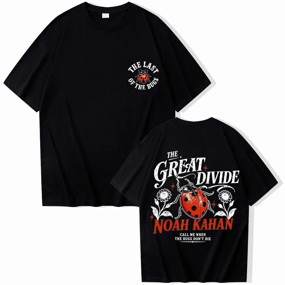 Noah Kahan The Great Divide Tour 2026 Graphic T-shirt Men Women Casual Oversized Short Sleeve Hip Hop Streetwear T Shirts