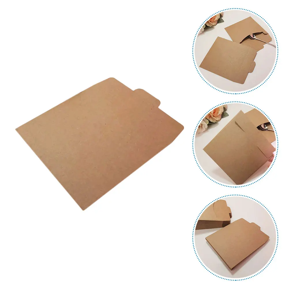 

100 Pcs Invited CD Envelope Envelopes Self Seal Cute Colorful Khaki Featured