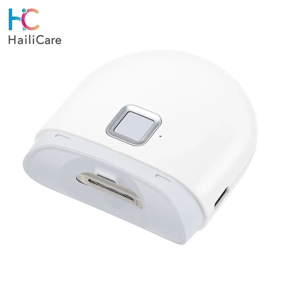Cortador de Unha Elétrico com Luz LED 2 Velocidades Recarregável Lixa Portátil Manicure Segura Sem Dor para Bebê Idoso Viagem
