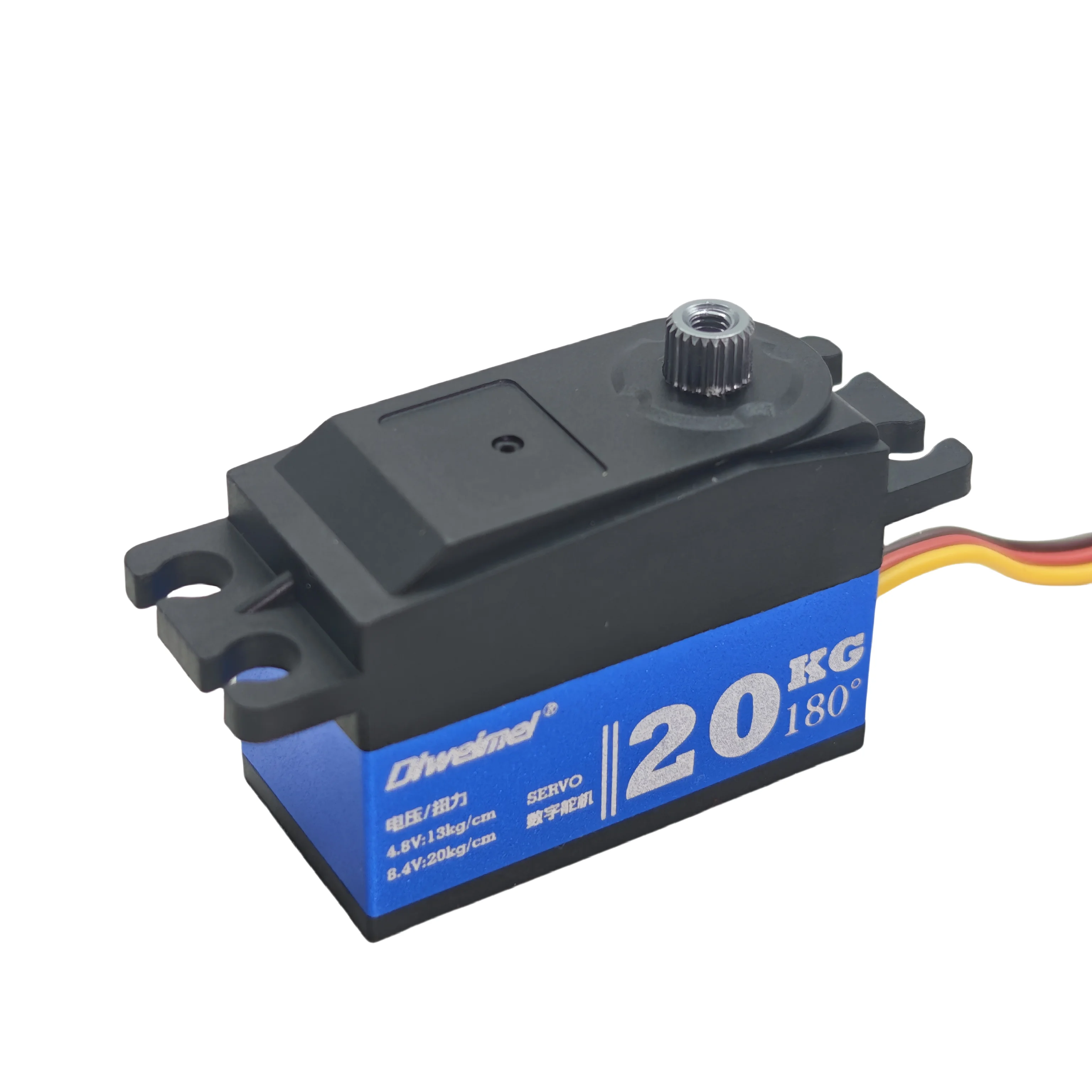 12kg 20kg Servo motors 180/270° Short Type Metal Digital Server Robot Arm Suitable for 1:10 RC Scale Remote Control Car