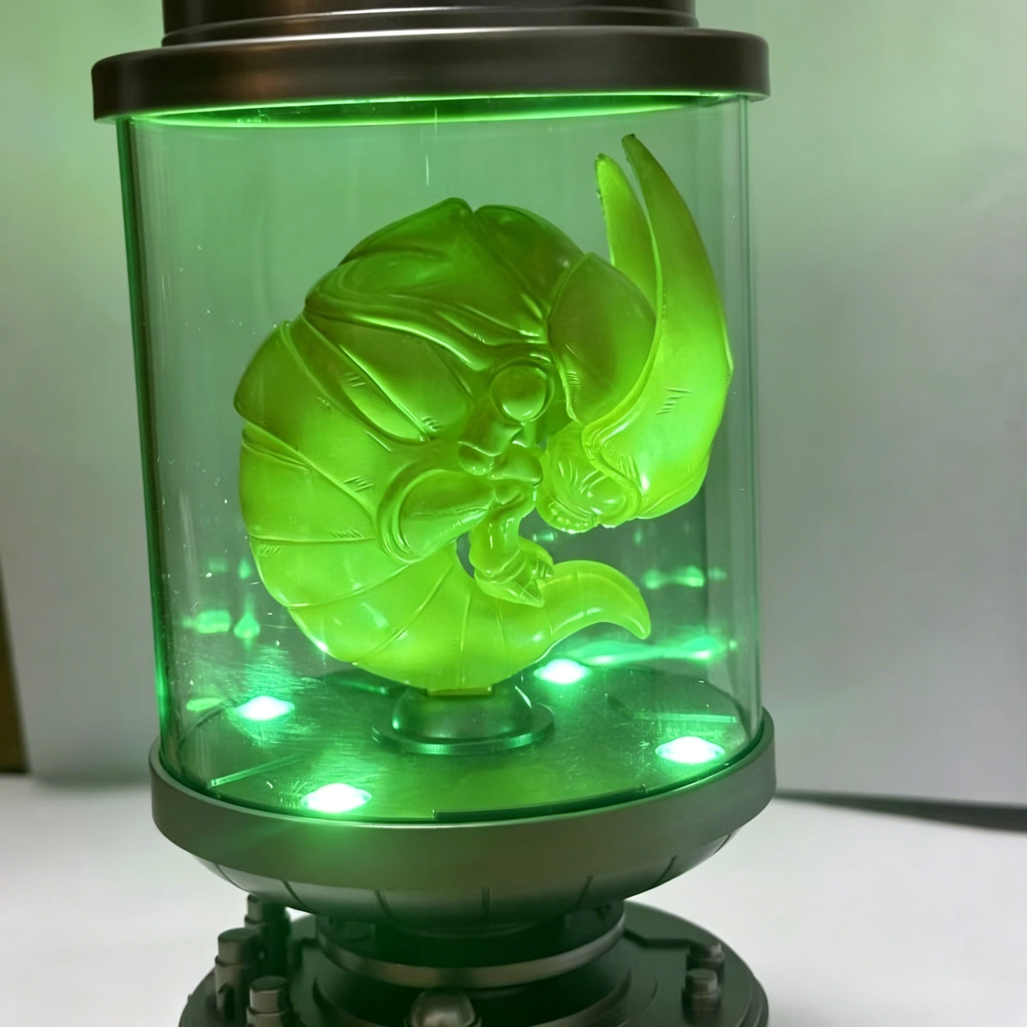 Cell Larva Culture Tank Glowing Model Figurine Movie Prop Statue Desktop Crafts Decoration Collection Model Toys Gif