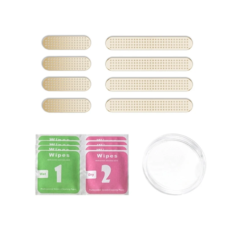 2024 New 8Pcs Universal Metal Phone Speaker Anti Dust Mesh Sticker for iphone 13 12 11Pro