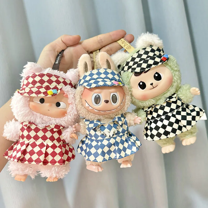 

17cm Labubu Idol Dolls Plush Doll'S Clothes Cute 6 Styles Skirt Clothing Hoodie No Doll Outfit Accessories Korea Kpop Exo