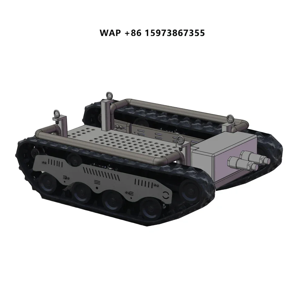 New AVA-U6 underwater robotic amphibious tracked vehicle with a maximum depth of 30 meters