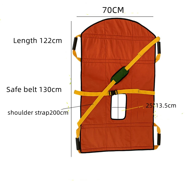 Patient Transfer Belt Mat Disabled Shifting Pad Elderly Transport Carrying Mobile Belt Bedsore Turn Over Lift Movement Shift