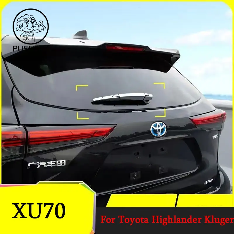 

For Toyota Highlander Kluger XU70 2021 2022 2023 Chrome Rear Window Wiper Cover Trim Molding Decorative Strips Accessories