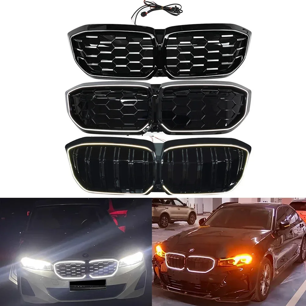 LED Front Luminous Illuminated For BMW i3 eDrive 30 35 40 LCI 2022-2024