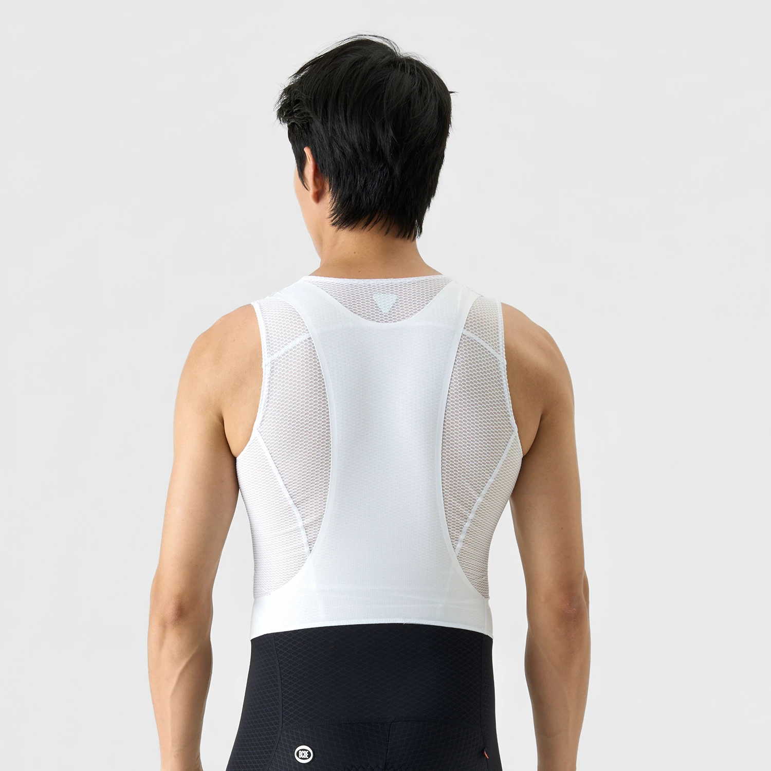 BCBE-ING Neue Herren-Radlerhose mit Hosenträgern, hochwertiges elastisches Interface-Polster mit 200 kg/m³ Dichte, leichtes, schnell trocknendes Radlerhose-Set – Detail 6