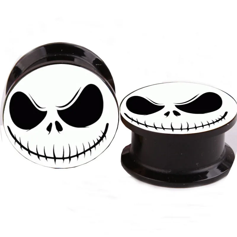 Белые ходунки, пирсинг глаз, серьги Septo Goth, пирсинг Orelha Cartilagem, пирсинг для ушей, туннельный расширитель для ушей, хит продаж