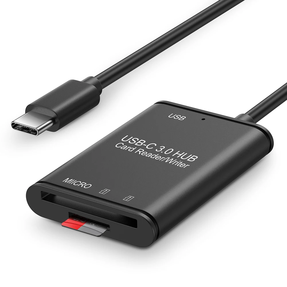 2 في 1 قارئ بطاقات الذاكرة USB نوع 3.1 C إلى USB 3.0 OTG محول أجزاء سلامة الكمبيوتر المنزلية للكمبيوتر المحمول