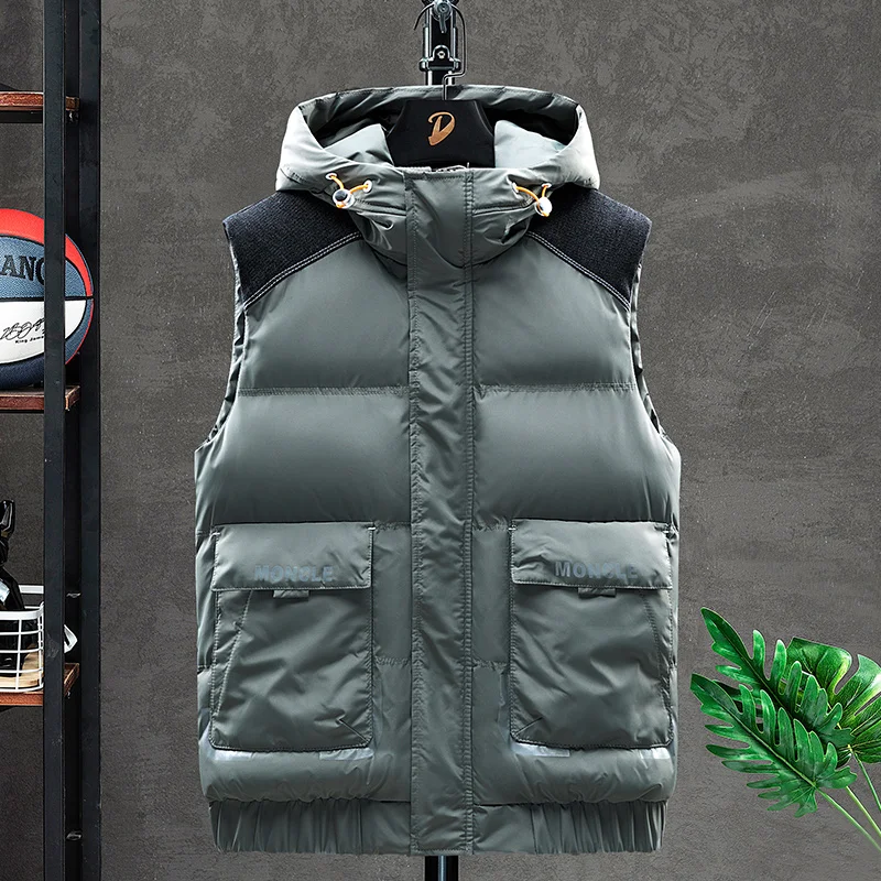 Autumn Winter Men Vest Jacket  - Fashion Men Vogue บทวิจารณ์และราคา