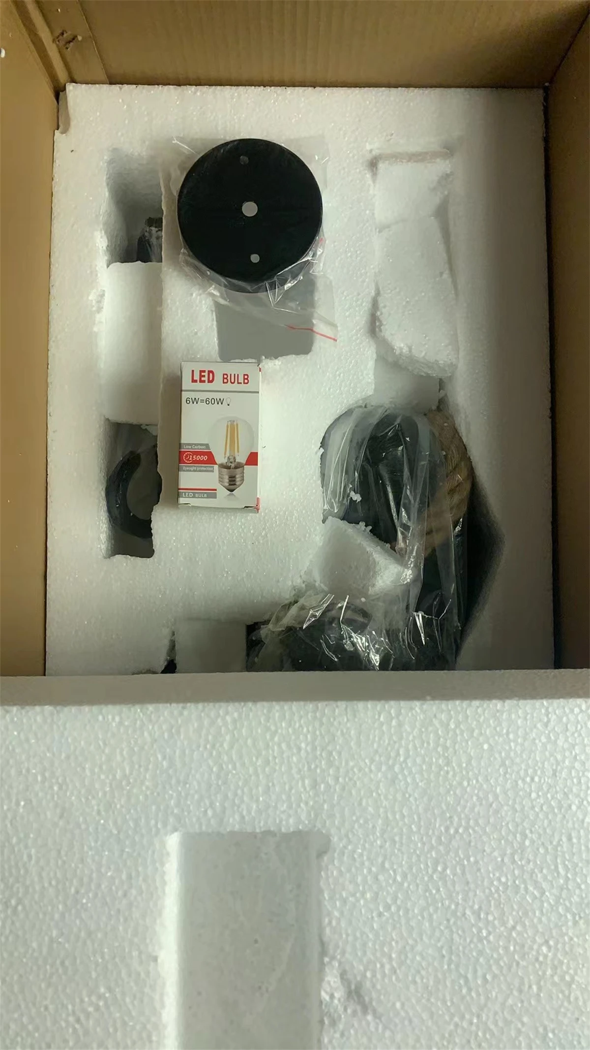 Dropshipping Monkey Lamp Hemp Rope Resin Ceiling Pendant Lamp Retro LED Pendant Lights Living Room Bedroom Home Decor Table Lamp