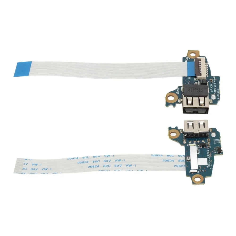 USB Power Switch ON-FF Button Board with Cable DA0X8JTB8D0 L44578-001 for HP 440 450 455 445R G6 G7 - view 3