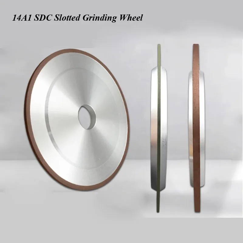 Straight edge diamond SDC 14A1 resin alloy grinding wheel for Grinding tungsten steel mold, ceramic glass cutting tool slotting