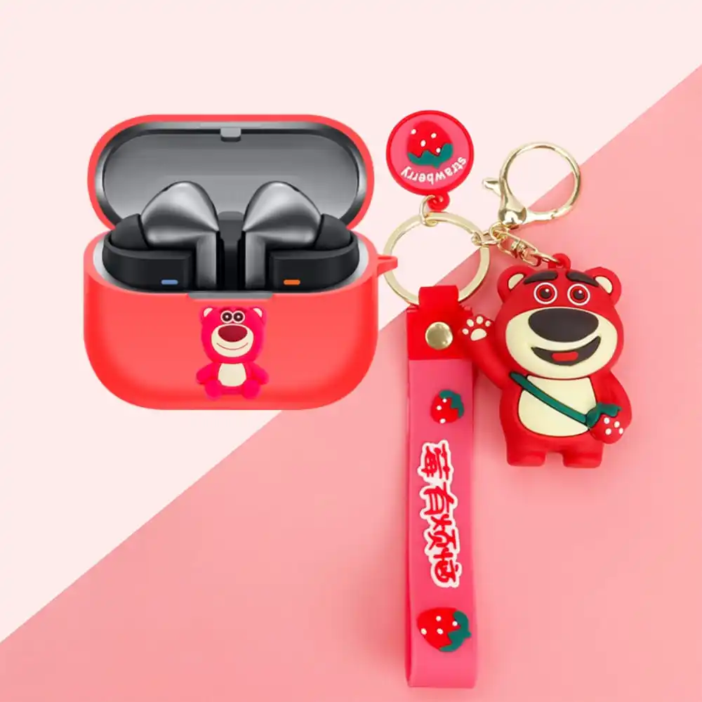 لطيف الكرتون أنيمي سانريو دور سماعة الغطاء الواقي لسامسونج غالاكسي براعم 3 برو رائجة البيع سماعة الرأس ل غالاكسي براعم 3