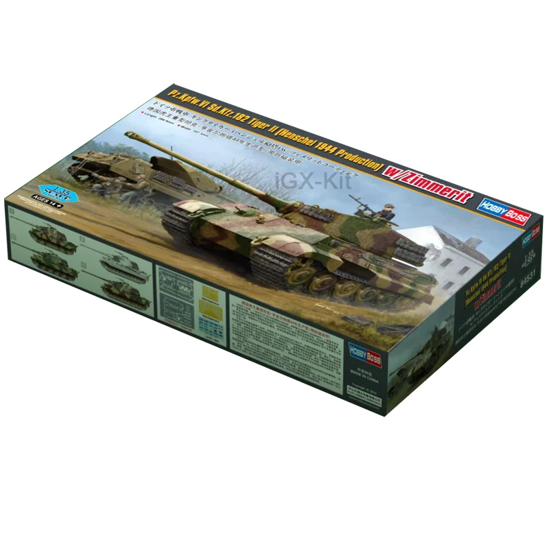 Hobbyboss 84531 1/35 الألمانية PzKpfw VI Sd Kfz 182 الملك النمر الثقيلة خزان هواية الحرفية لعبة البلاستيك نموذج بناء عدة