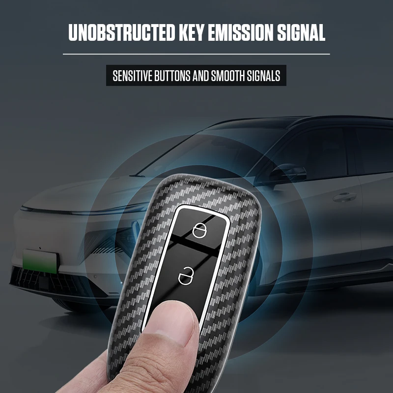 حافظة مفاتيح لهاتف جيلي جالاكسي EX5 E5 Cityray L6 L7 EMI NO.1 Proton e.MAS 7 5 E8 Starry 8 غطاء سلسلة مفاتيح شل فوب ملحقات السيارة #6