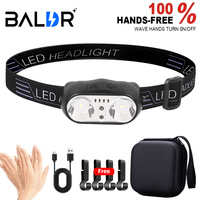 Strong Light Headlamp Mini Led Night Fishing Powerful Torch Head Lamp Outdoor Waterproof Camping Portable LED Sensor Headlamps