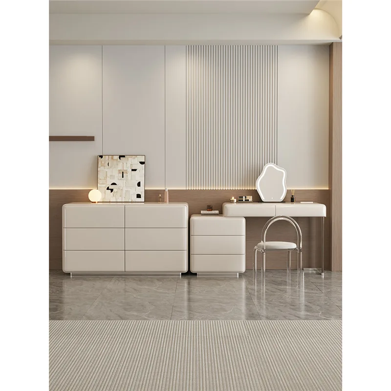 

Master bedroom, dresser, integrated, bedroom, modern, simple, bedside cabinet, Italian, minimalist, storage, storage