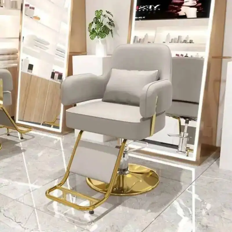 تصفيف الشعر الحلاق الوشم كرسي دوار محطة المعدات المستديرة عجلات دوارة كرسي الجمال Cadeira باديكير كرسي كرسي