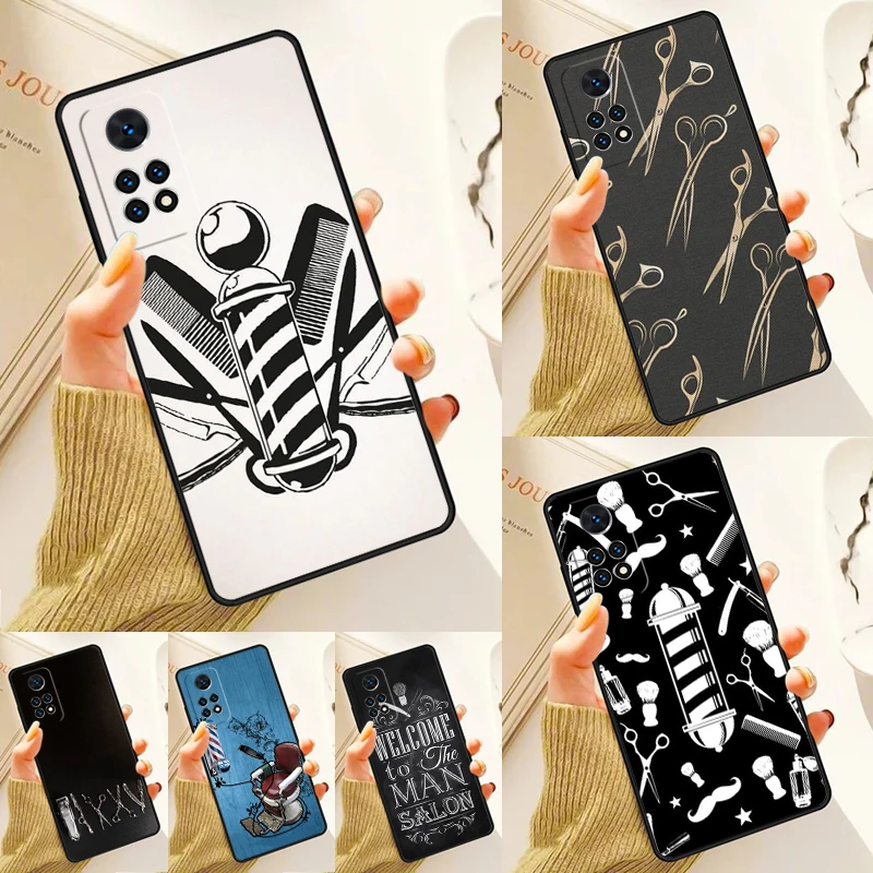 

barber Hair shop Case For Samsung Galaxy S24 Plus S23 S20 S21FE Lite S22 Ultra Note 20 S8 S9 S10 Phone Coque