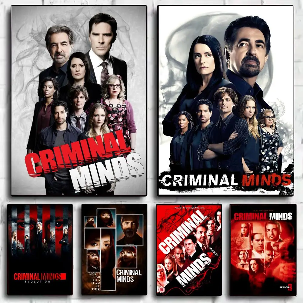 TV Drama C-Criminal Minds Poster Wall Art Prints for Bedroom Living Room Office Home Decoration Hanging Artwork Gift
