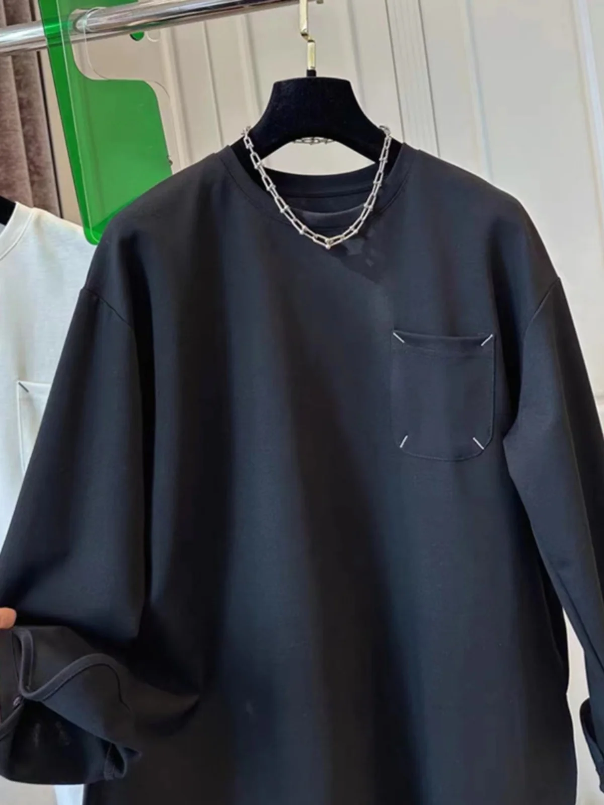 Thiened Floing Long Sve Base irt Dames Herfst Winter Halflange T-shirt Fluwelen Top Guangzhou Dertiende Fac