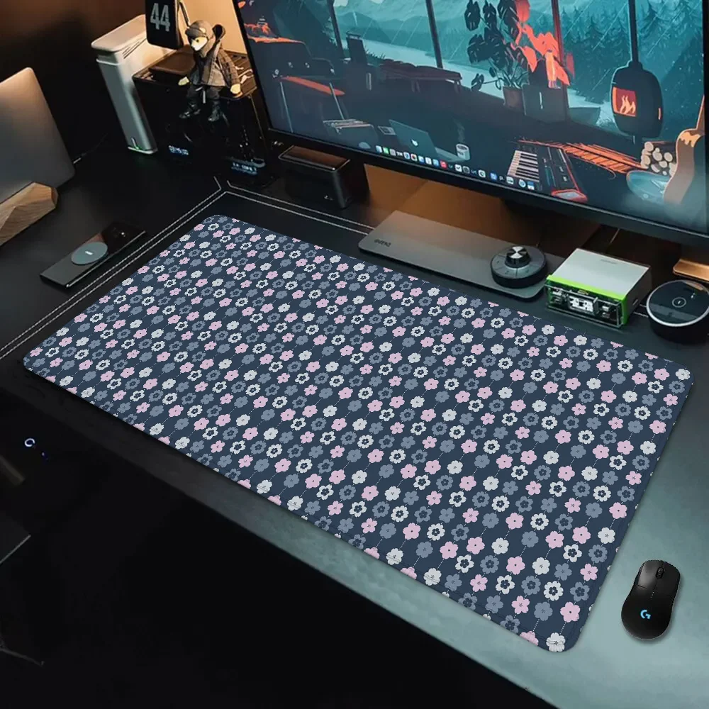 Sakura Pc Gaming Accessories Pk Control Mouse Pad Mat Gamer Desk Accessories Office Mousepad Anime Computer Table Large Mats Xxl