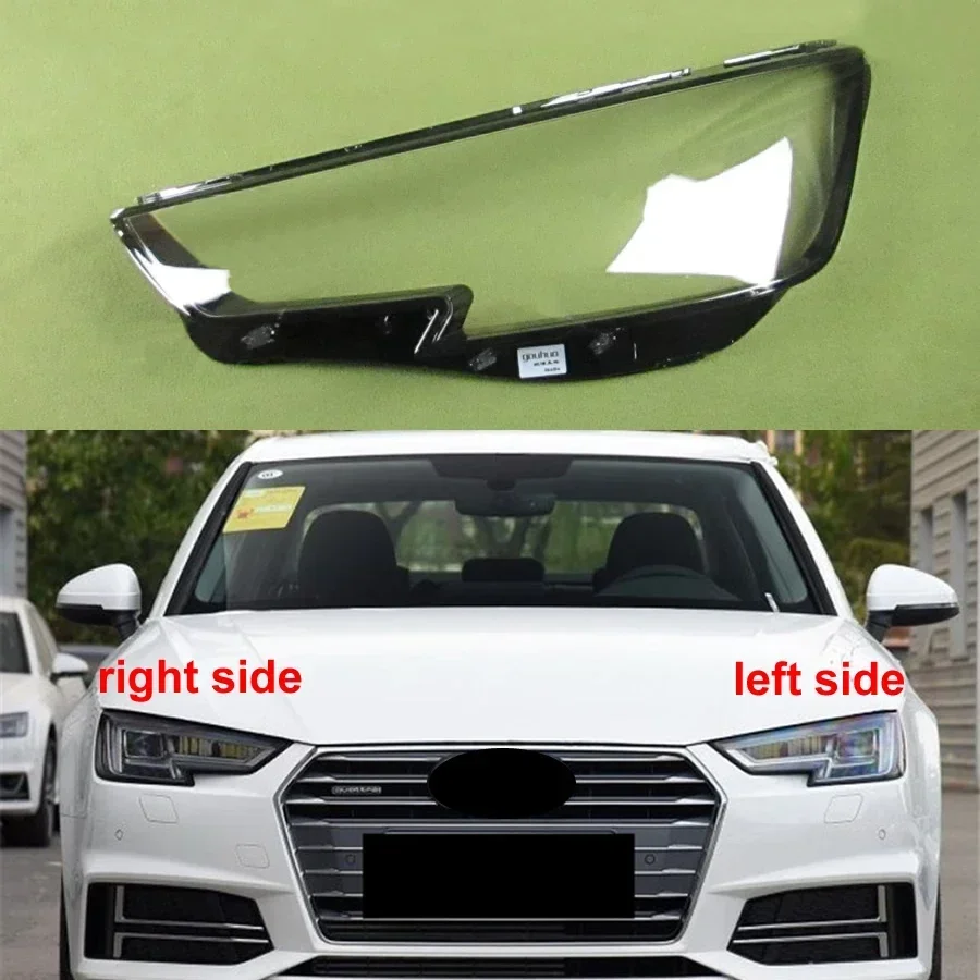 

For Audi A4 A4L 2016 2017 2018 2019 Xenon Led Headlamp Cover Transparent Shade Lamp Headlight Shell Lens Plexiglass